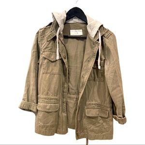 Olive Green Utility Jacket-Medium